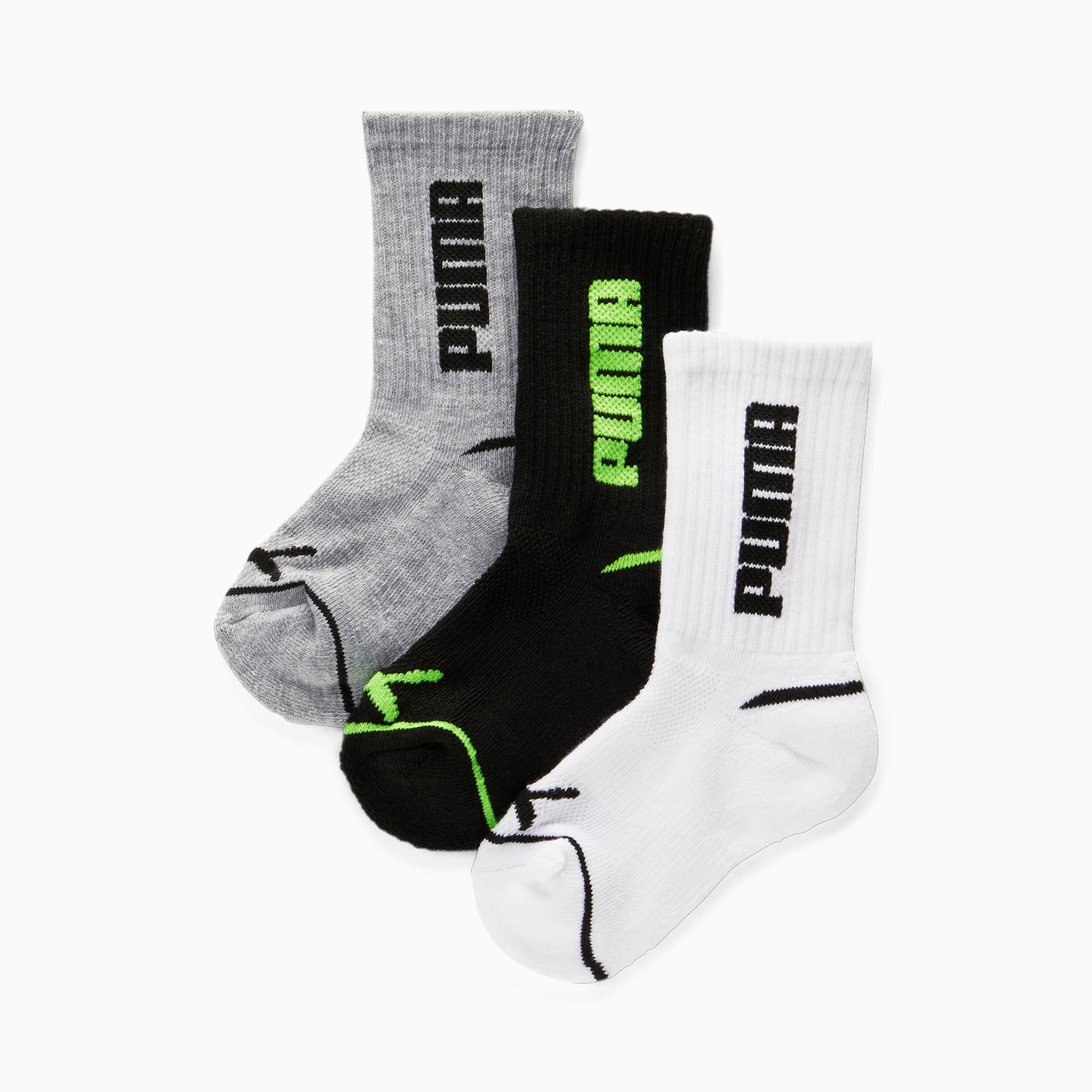 Men's Half-Terry Crew-Length Socks [3 Pairs]